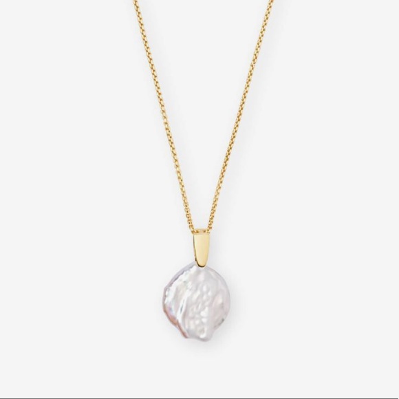 KendraScott Gold Baroque Pearl Priscilla Necklace - Picture 1 of 12